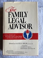 Family Legal Advisor Edited Alice K Helm (1974, Hardcover) Rights Under The Law