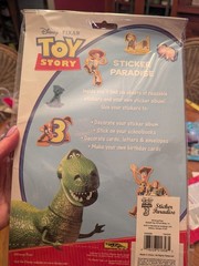 New 2010 Toy Story 3 – 6 Sheets Reusable Stickers & Paperback Album Sealed