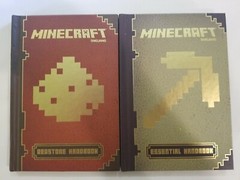 Lot of 2 Minecraft Books – Redstone Handbook and Combat Handbook LN FREE S/H