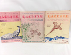 Vintage 1960 Game Bird Breeders Pheasant Fanciers Gazette Complete Year 12 Issue