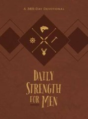 Daily Strength for Men: A 365-Day Devotional – Imitation Leather – VERY GOOD
