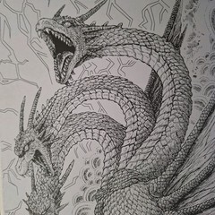 Godzilla: The Official Coloring Book Paperback Titan Books 62 Pictures 31 Pages