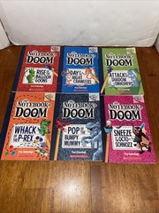 The Notebook Of Doom by Troy Cummings (Lot of 6 Paperback Books)
