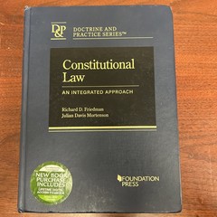 Constitutional Law : An Integrated Approach by Richard Friedman and Julian…