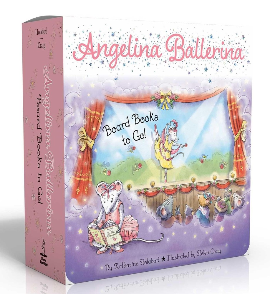 Angelina Ballerina Board Books to Go (Boxed Set) Center Stage Big Dreams