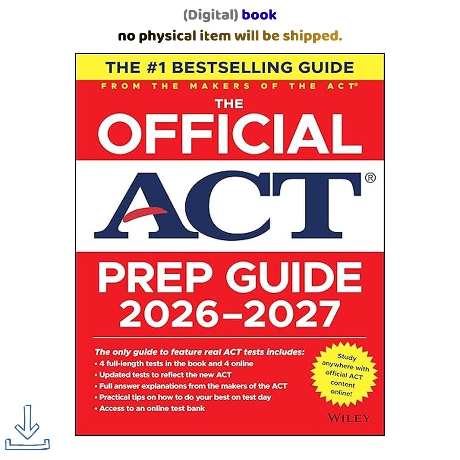 The Official ACT Prep Guide 2026-2027: Book + Online, ACT 2026