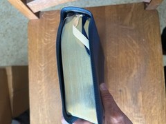 Legacy Standard Bible, Large Print Wide Margin – Edge-Lined Goatskin, Blue New