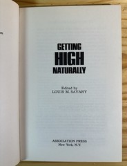*GETTING HIGH NATURALLY (YOUTH WORLD SERIES) Copyright 1971 By Louis M Savary*