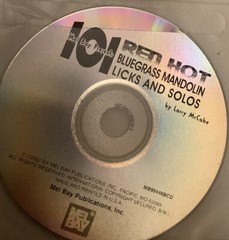 101 Red Hot Bluegrass Mandolin Licks & Solos L. McCabe Includes CD