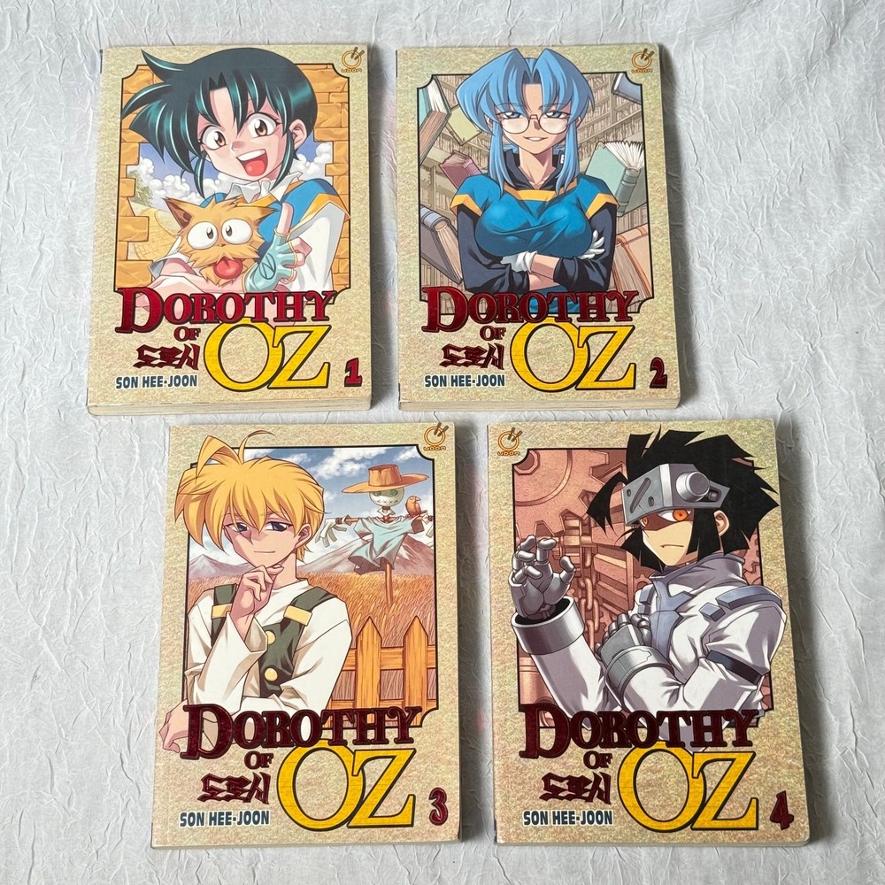 Dorothy Of Oz Volume 1-4 Set Son Hee Joon English Manga Anime Paperback 2006 VG