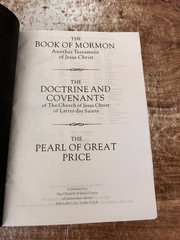 LDS Triple Combination Hardcover Black Book of Mormon D&C Pearl of Great Price