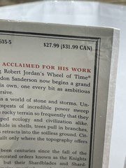 The Way of Kings, Brandon Sanderson DOUBLE SIGNED 1st Edition/1st Print