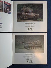 2 Verlinden Books WAR MACHINES Photo Books Military Vehicles M108 M60