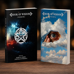 Harry B. Joseph Book of Wisdom Vol 1 & 2 Spiritual Philosophy 2 Book Set