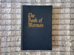 Vintage 1970 The Book of Mormon Large Print Deseret Book Company Illustrated