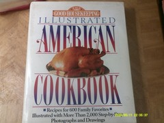 The Good Housekeeping Illustrated American Cookbook HB/DJ 400 Pages 8 1/2 x 11″