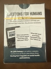 Questions for Humans: New Year’s by John Delony (2022, Cards,Flash Cards)