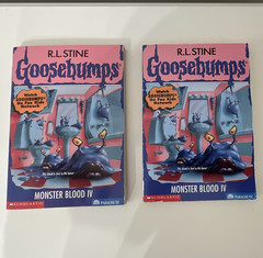 Goosebumps Monster Blood IV – 2 COPIES! Paperback 1st Ed RL Stine – see details
