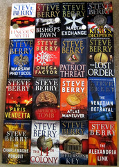 Steve Berry book lot-16 Hardcover First Edition Cotton Malone novels-3 Signed !