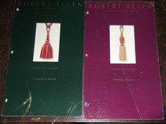 2 ROBERT ALLEN A DEFINITIVE CATALOGUE OF TRIMMINGS &TASSELS, VOLUME II, III