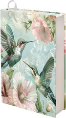 Book Cover for Paperback Bible Aesthetic Green Hummingbird Floral Design Travel