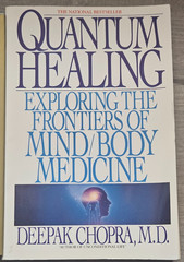 5 Deepak Chopra Book Lot: Quantum Healing, Buddha, Ultimate Happiness, 2 others.