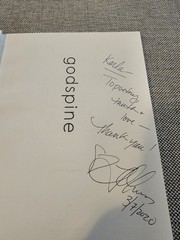 Godspine Poems Softcover Book Signed 1st Edition