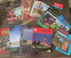 Lot United Kingdom Tower London Oxford Edinburgh Castle Guide Map palace booklet