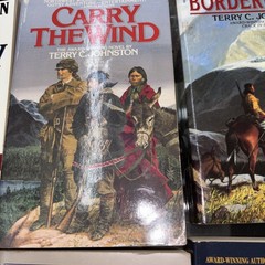 Lot of 8 westerns historical paperbacks by Terry C. Johnston Euc