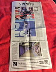 LA TIMES SPORTS SECTION JULY 7 2025 DODGERS ESTEURY RUIZ SHOEHI OHTANI