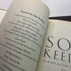 Soul Keeping John Ortberg Zondervan Brown HC 1st Signed Christian Spirituality