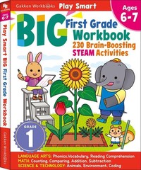 Play Smart BIG First Grade Workbook: 256 pages, Ages 6 to 7 by Gakken early chil