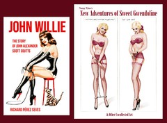 John Willie, 2 Books, New Adventures of Sweet Gwendoline, John Willie Biography