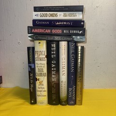 NEIL GAIMAN Lot of 11 Books (5 PBs 6 HC) Fantasy Graveyard Norse Mythology