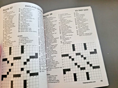 Lot of 3 Jumbo Crossword Books by Kappa -USA & 2 Superbs- 380+ Puzzle Challenges