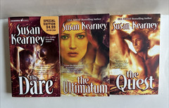 Susan Kearney 3 pb: The Dare, The Ultimatum, The Quest – Rystani Warriors ser.