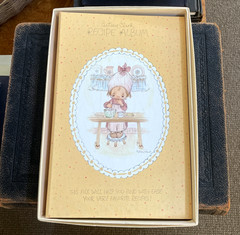VTG 1973 Hallmark Betsey Betsy Clark Recipe Album Cookbook Binder with Cards