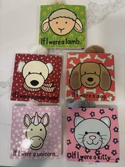 JELLYCAT | HUGE Lot of 5 “If I were a” Touch & Feel Sensory Toddler Board Books