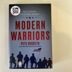 Modern Warriors Real Stories 1st E 2nd Printing SIGNED Card HCDJ Pete Hegseth