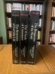 Fernand Braudel: Civilization & Capitalism Vol 1-3 Harper & Row Tr Pbks