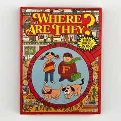 1992 Kidsbooks Inc©️ “Where Are They” 4 Books in 1 Hardcover Book
