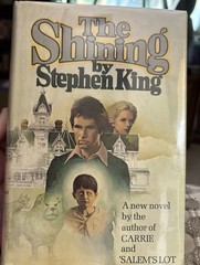 The Shining, Stephen King, 1977 BCE HCDJ in Mylar, Gutter code S19, Excellent