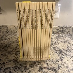 Complete Sesame Street Treasury Set 1-15 w/ Big Bird Holder 1983 CTW Books