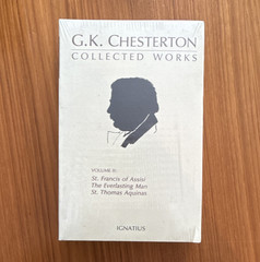 G.K. Chesterton Collected Works Vol II St. Francis/ Everlasting Man HC Eng