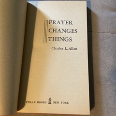 Prayer Changes Things by Charles L. Allen Vintage 1975 Paperback Book