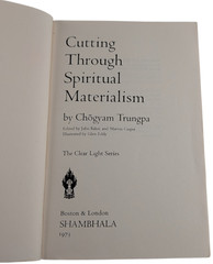 Chogyam Trungpa 2 Book Lot Myth of Freedom Spiritual Materialism PB 1970s