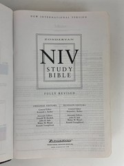 NIV 1984-2002 Study Bible Zondervan bonded leather burgundy see details