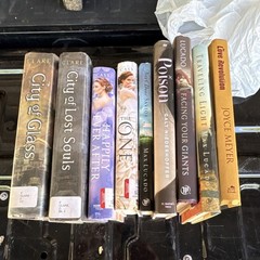 Hardcover Lot: Clare City of Glass, Lost Souls, Cass Happily Ever After, The One