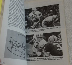 Vintage 1972-73 Dell (Stadia) NFL Football Illustrated Paperback Books Lot of 3