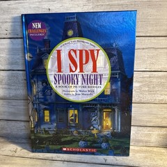 New! I Spy Spooky Night A Book of Picture Riddles (Hardback or Cased Book)